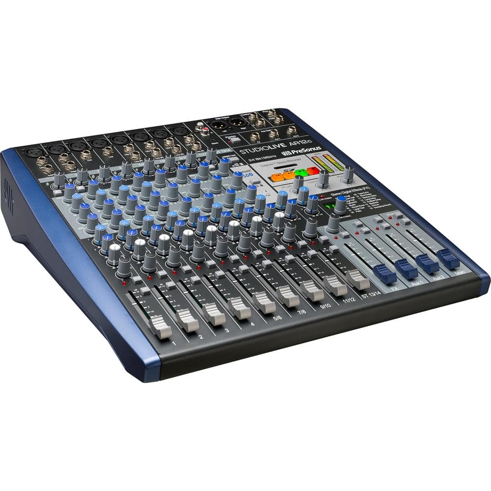 PreSonus StudioLive AR12c Hybrid Mixer.