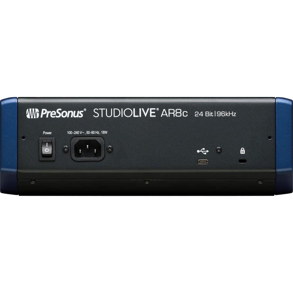 PreSonus StudioLive AR8c Hybrid Mixer.