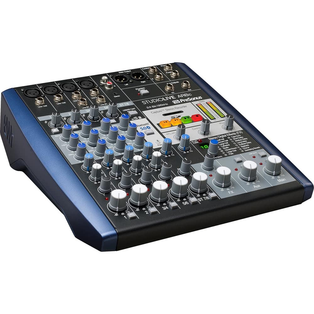 PreSonus StudioLive AR8c Hybrid Mixer.