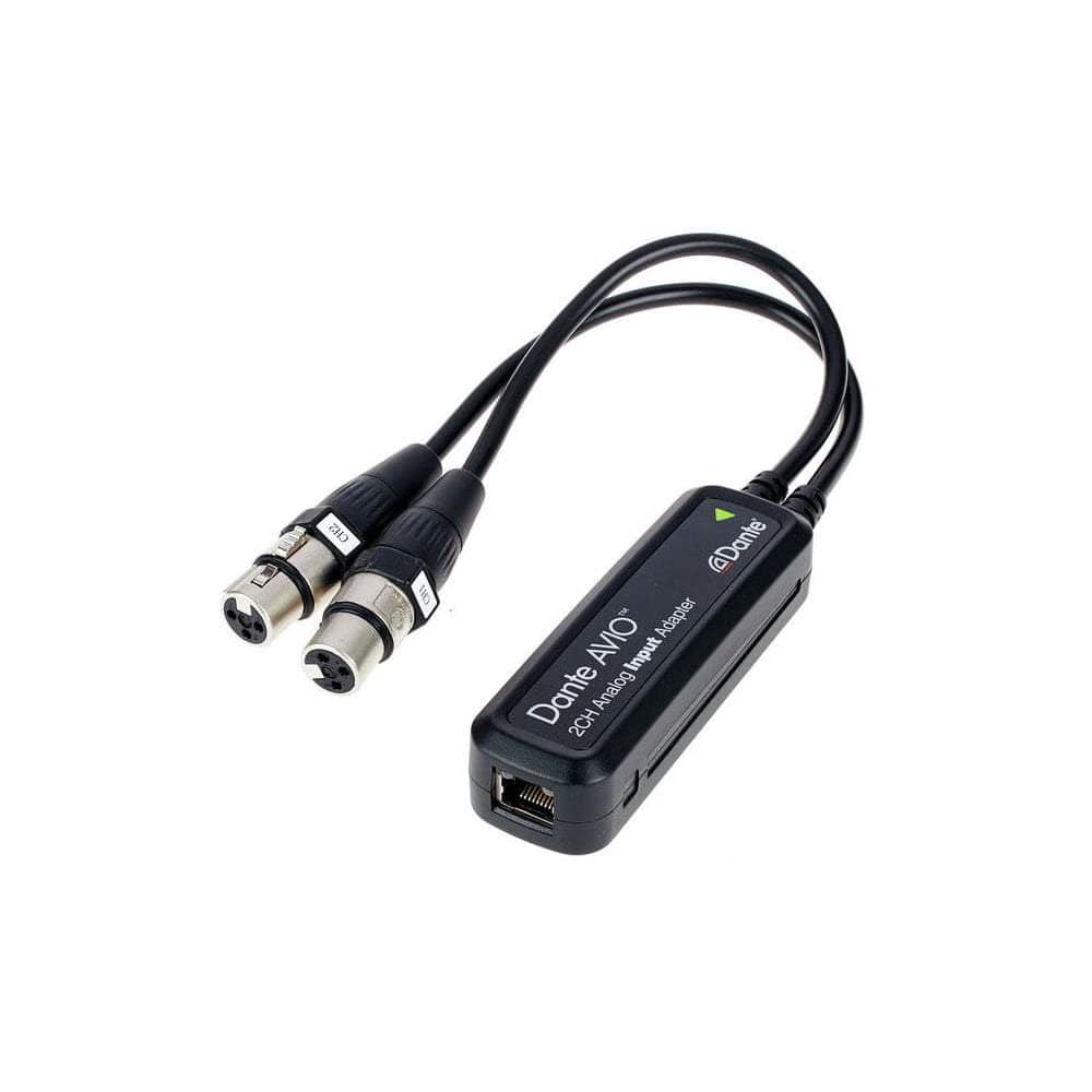 Audinate AVIO 2x0 2-channel audio input to Dante interface