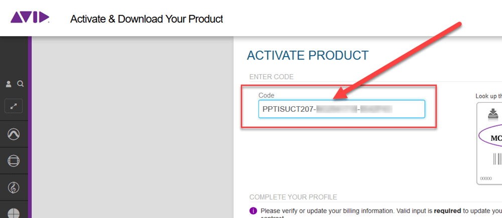 Activate and Download product redemption
