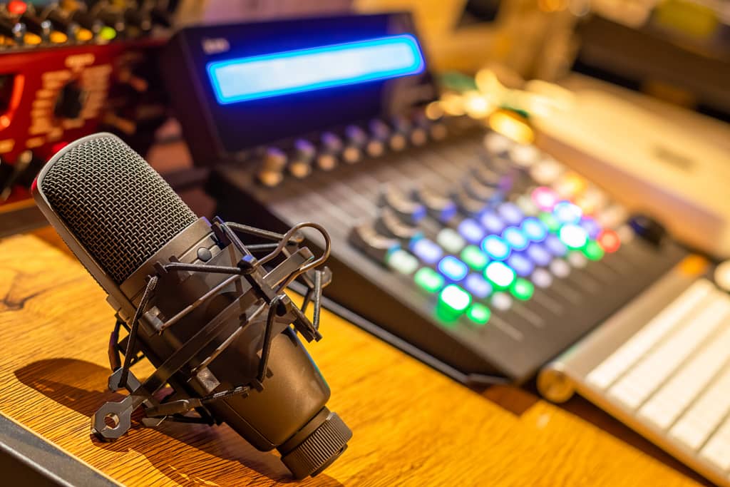 Microphone and control surface