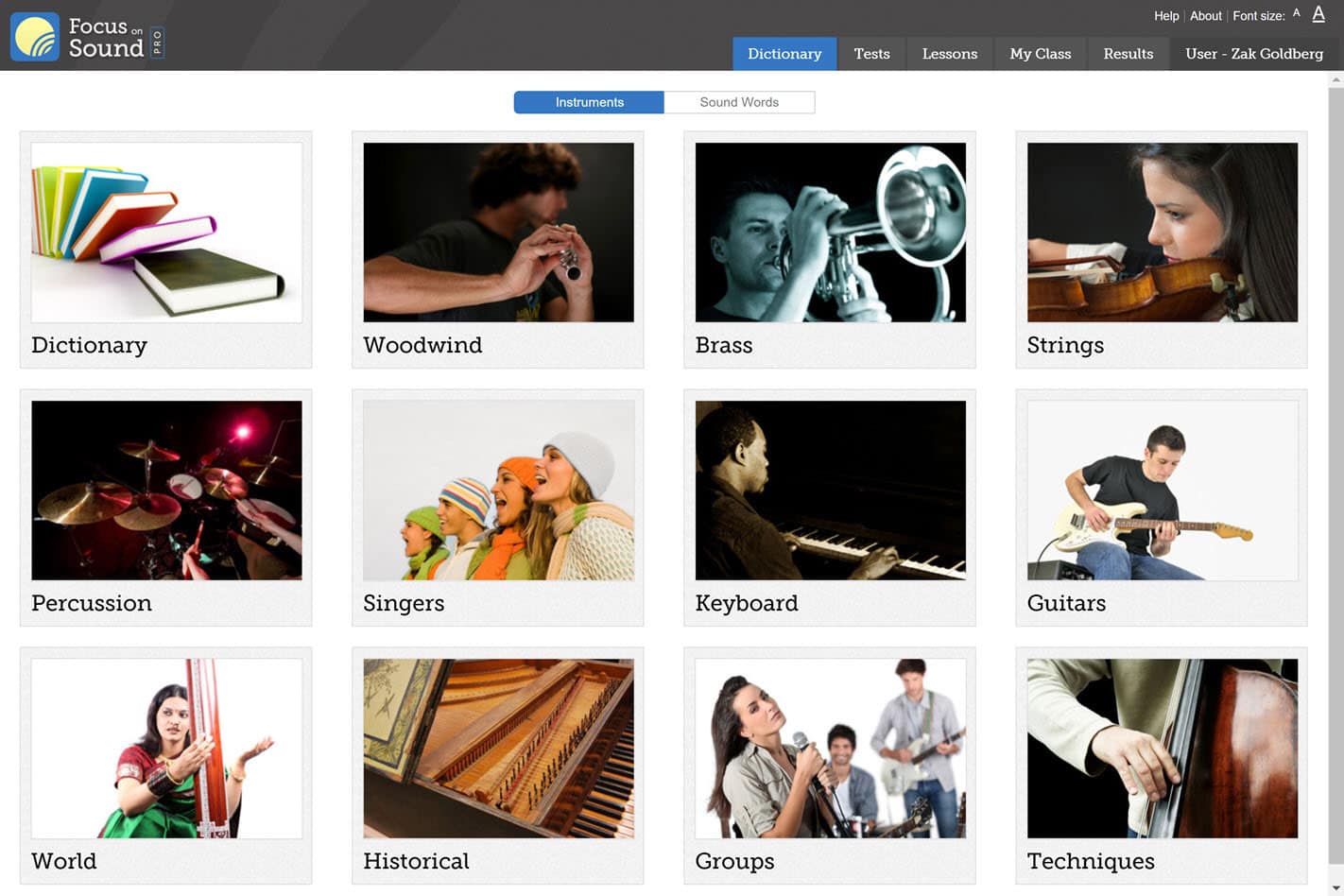 Focus on Sound Instruments