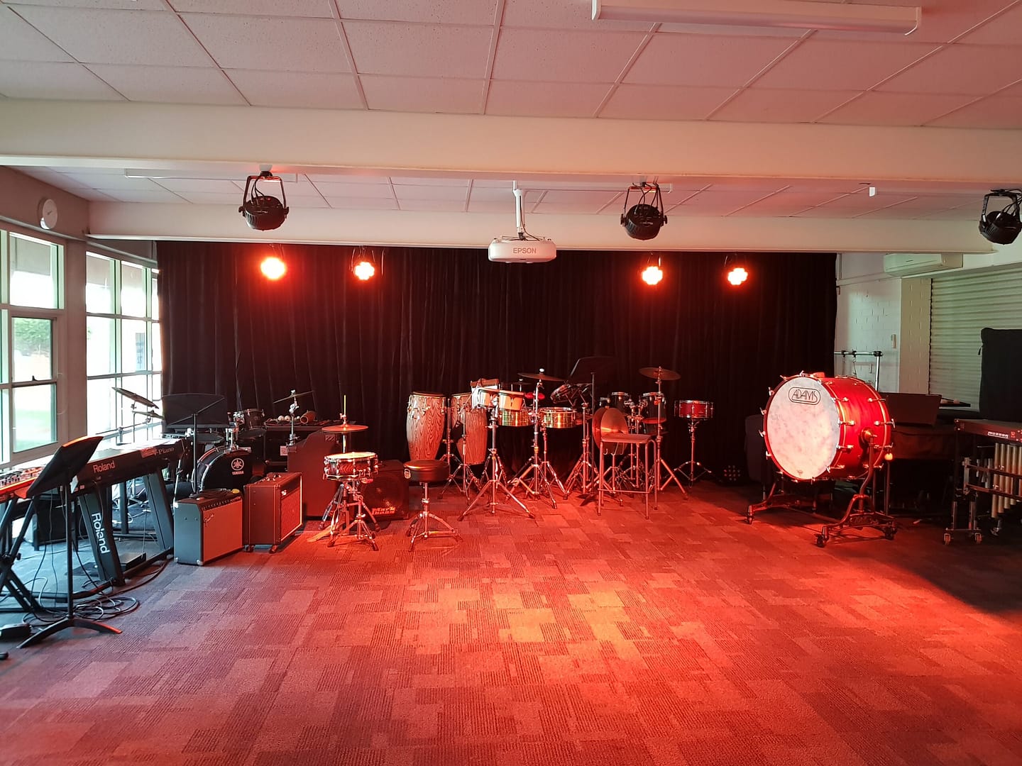 Music classroom lighting