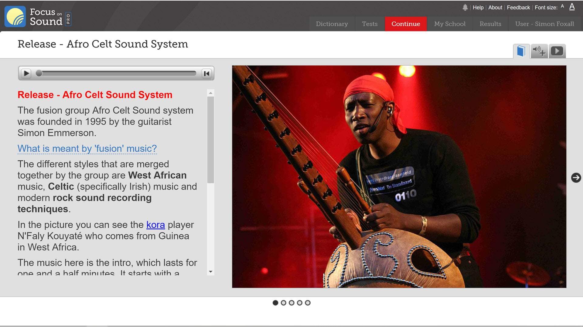 Focus On Sound Lesson Content