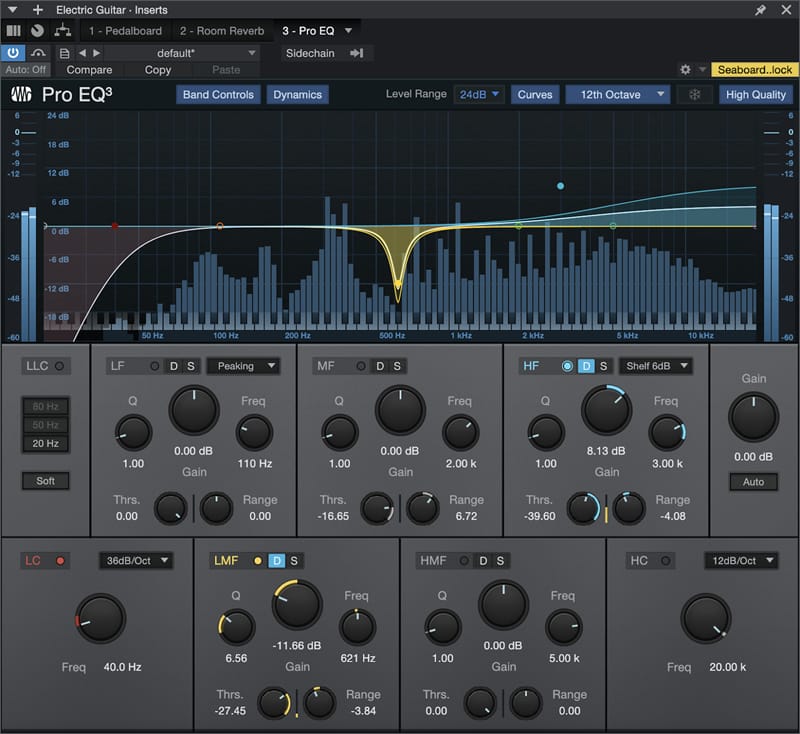 Studio One Pro EQ3 screen