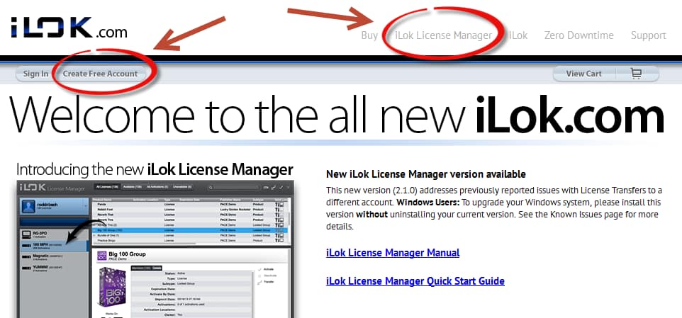 New iLok account