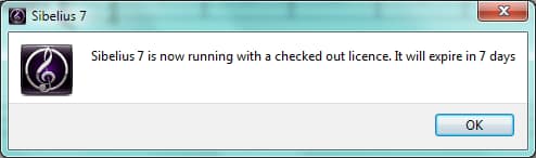 Sibelius checkout success