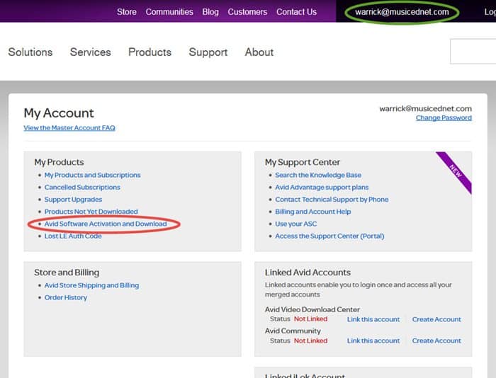 AVID MyAccount