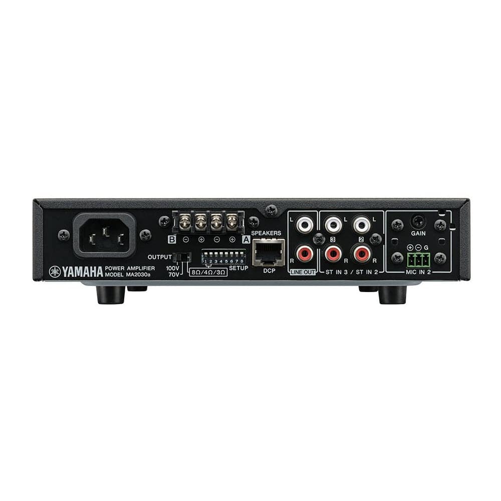 Yamaha MA2030a mixer amplifier rear