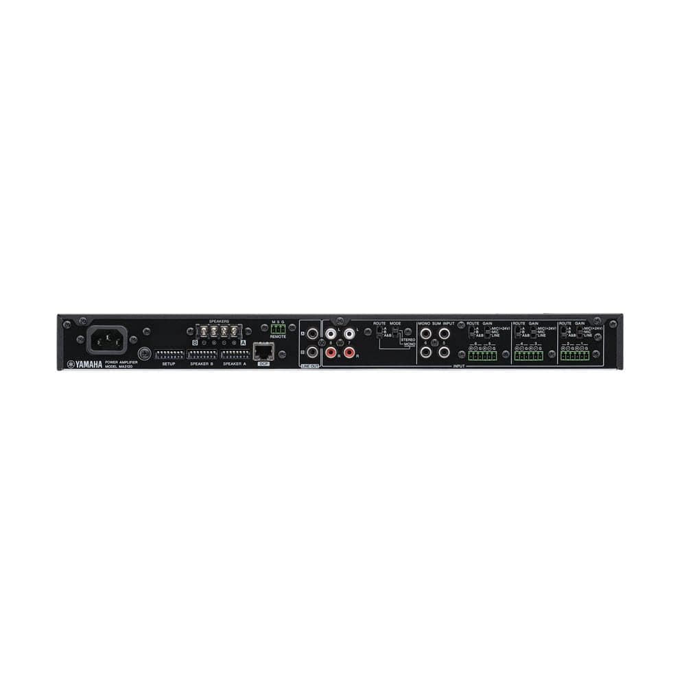 Yamaha MA2120 mixer amplifier rear