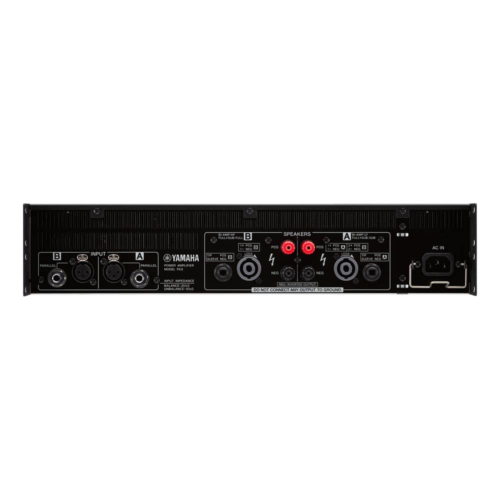 Yamaha PX8 Power Amplifier rear