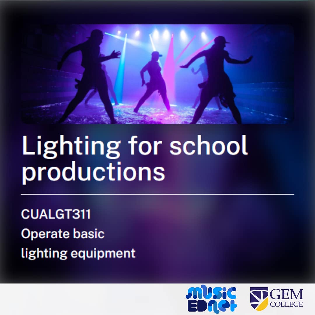Short Course: Lighting for School Productions
