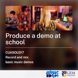 Short Course: Produce a Demo at School