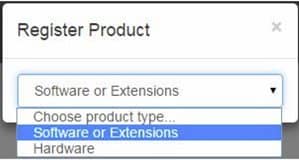 Resgister Dropdown