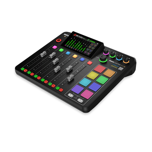 Rode RodeCaster Pro II Integrated Audio Production Studio - angle
