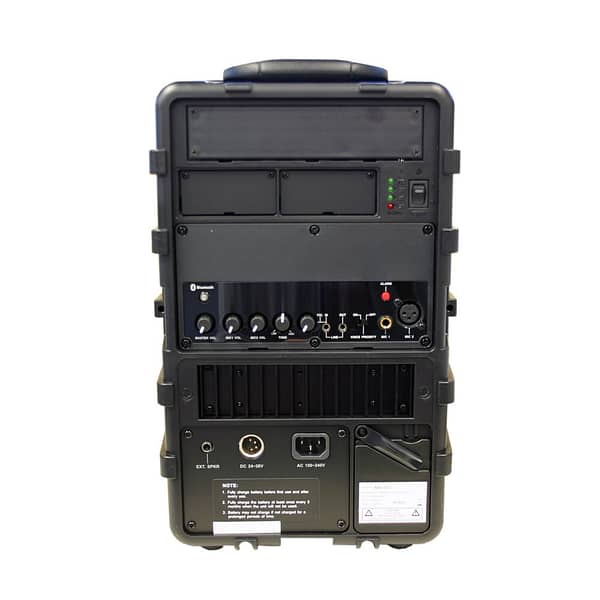 Mipro MA-505PA portable wireless PA system - rear