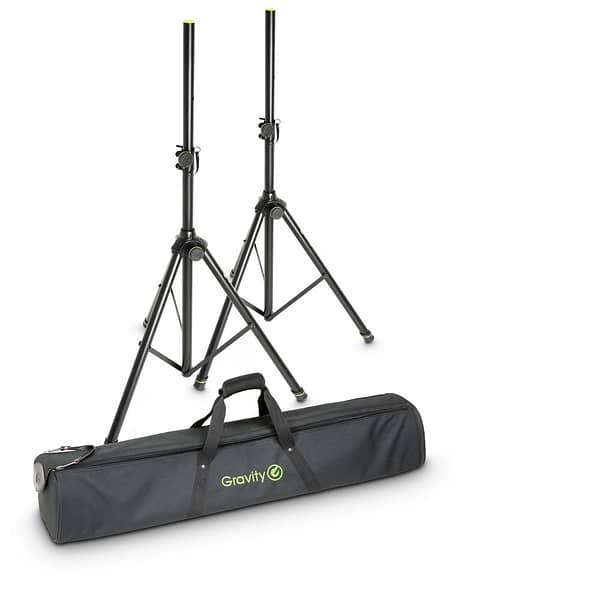 Gravity SS 5211 B Set 1 with 2 Speaker Stands with Carry Bag