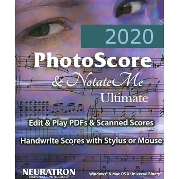 PhotoScore Ultimate and NotateMe