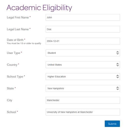 Academic eligibility